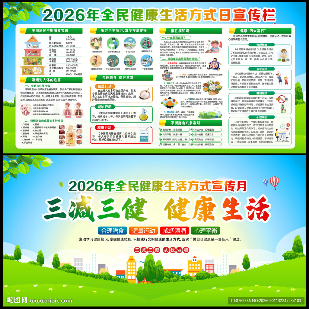2026全民健康生活方式宣传月