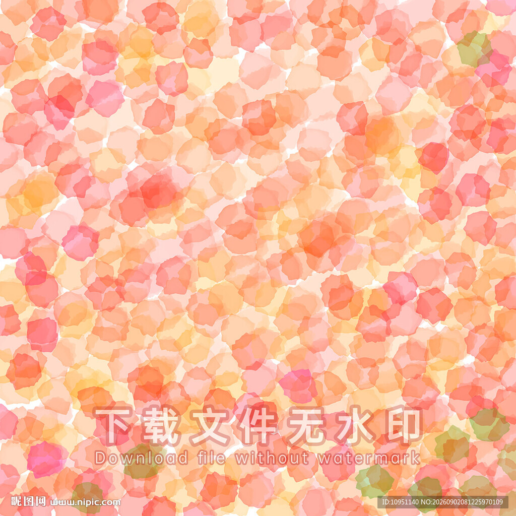 浪漫花瓣水彩纹理背景