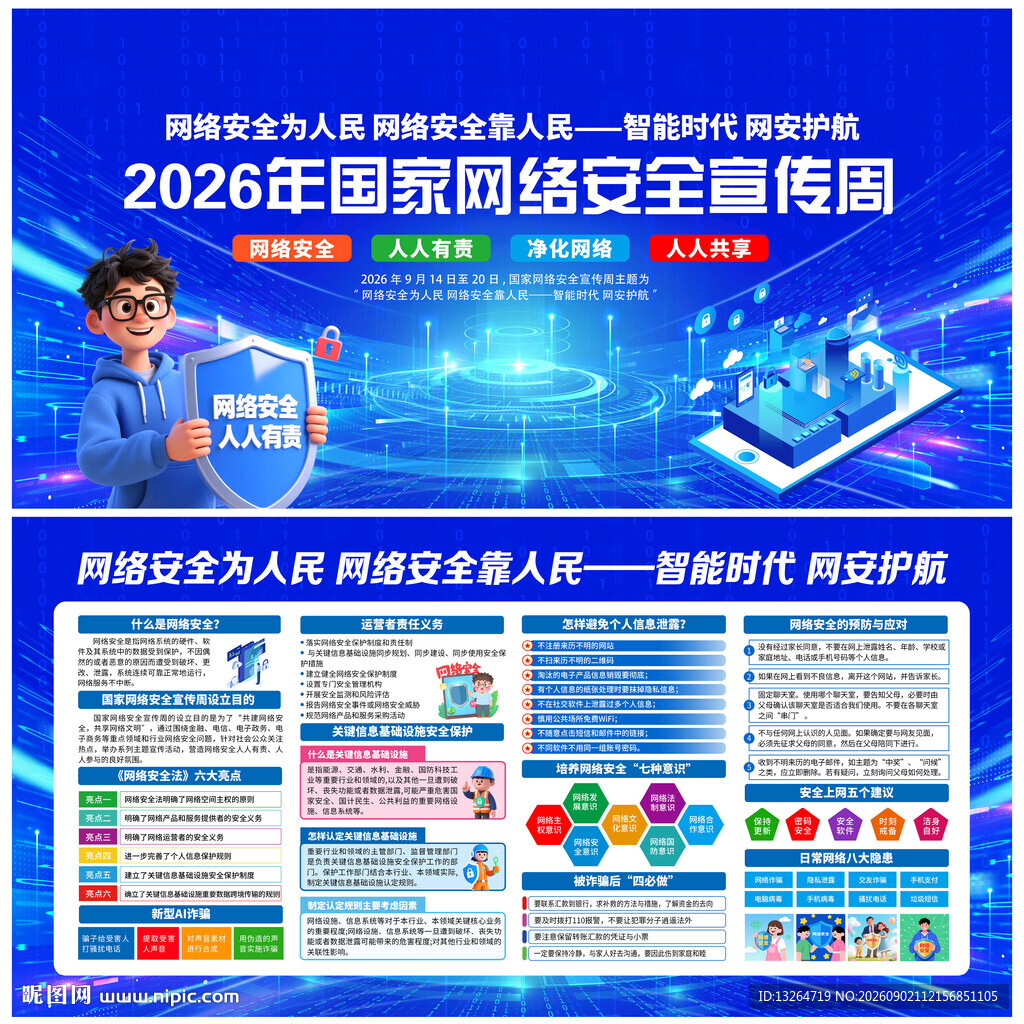 2026网络安全宣传周展板