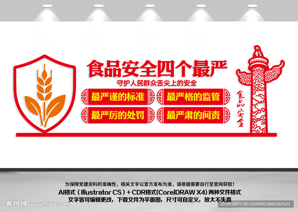 食品安全四个最严
