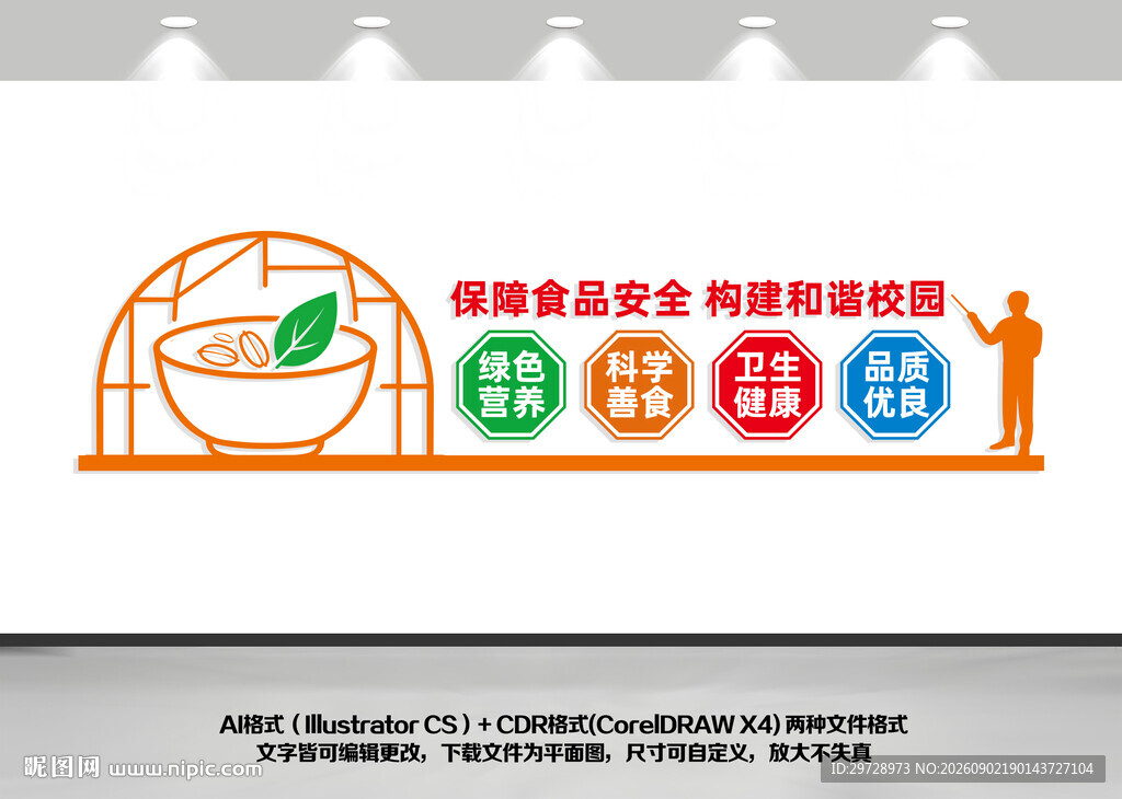 校园食品安全文化墙
