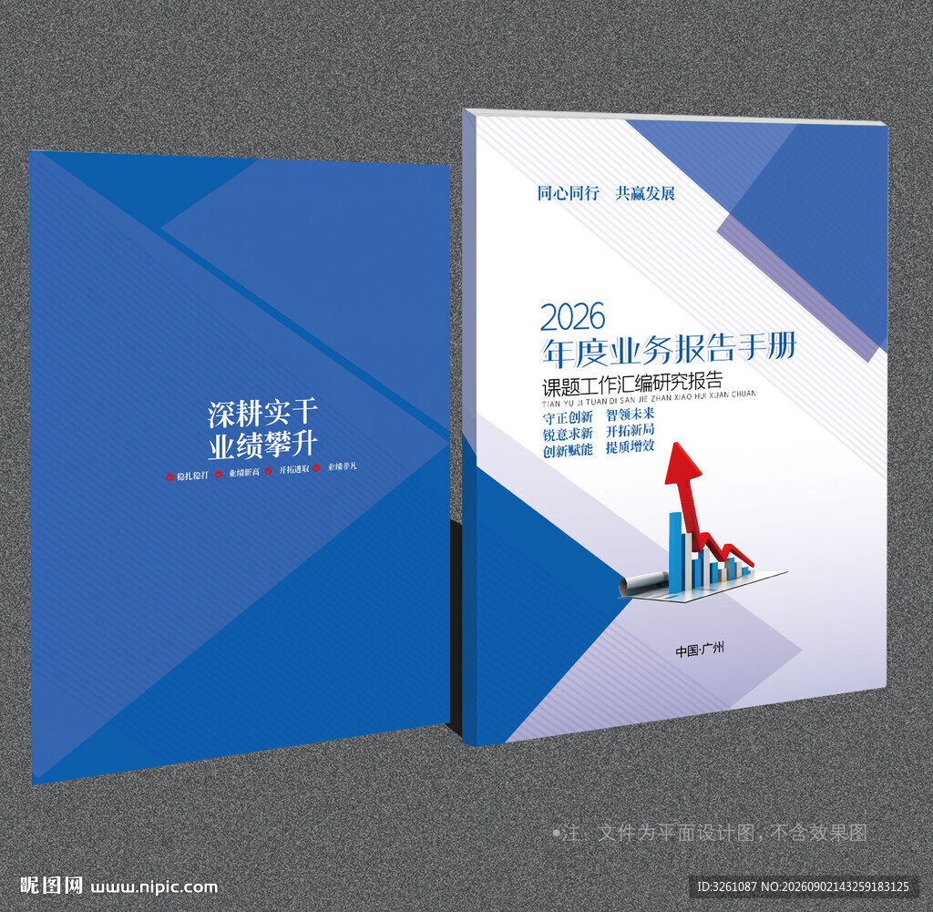 年度业务报告封面