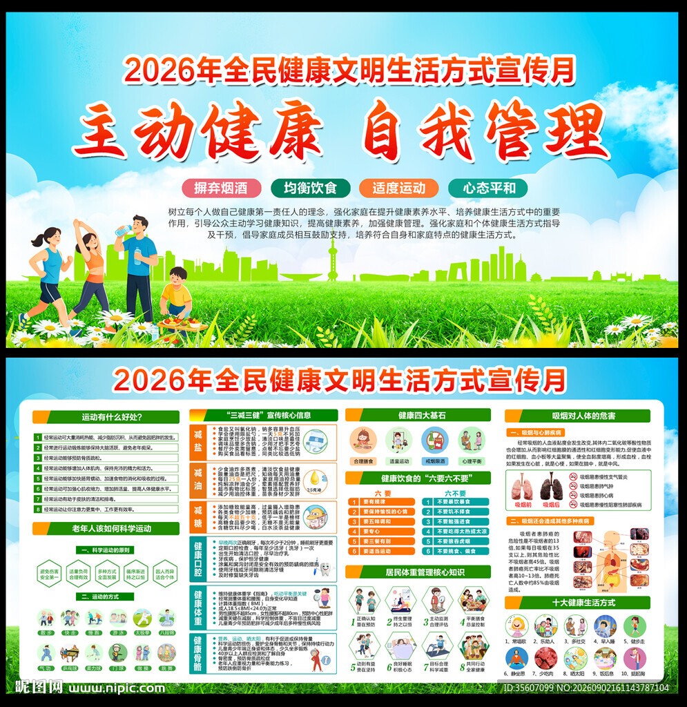 2026年全民健康生活方式宣传