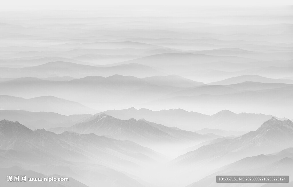 山水水墨画