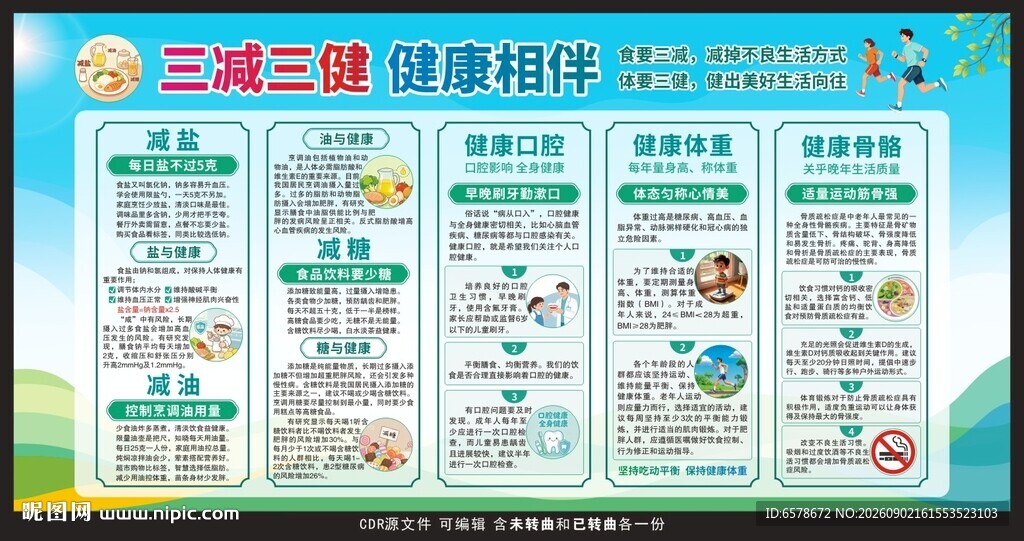 三减三健