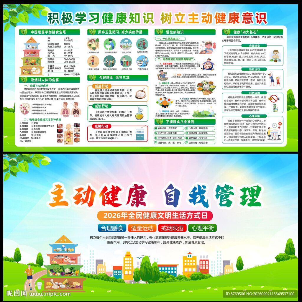 全民健康文明生活方式日