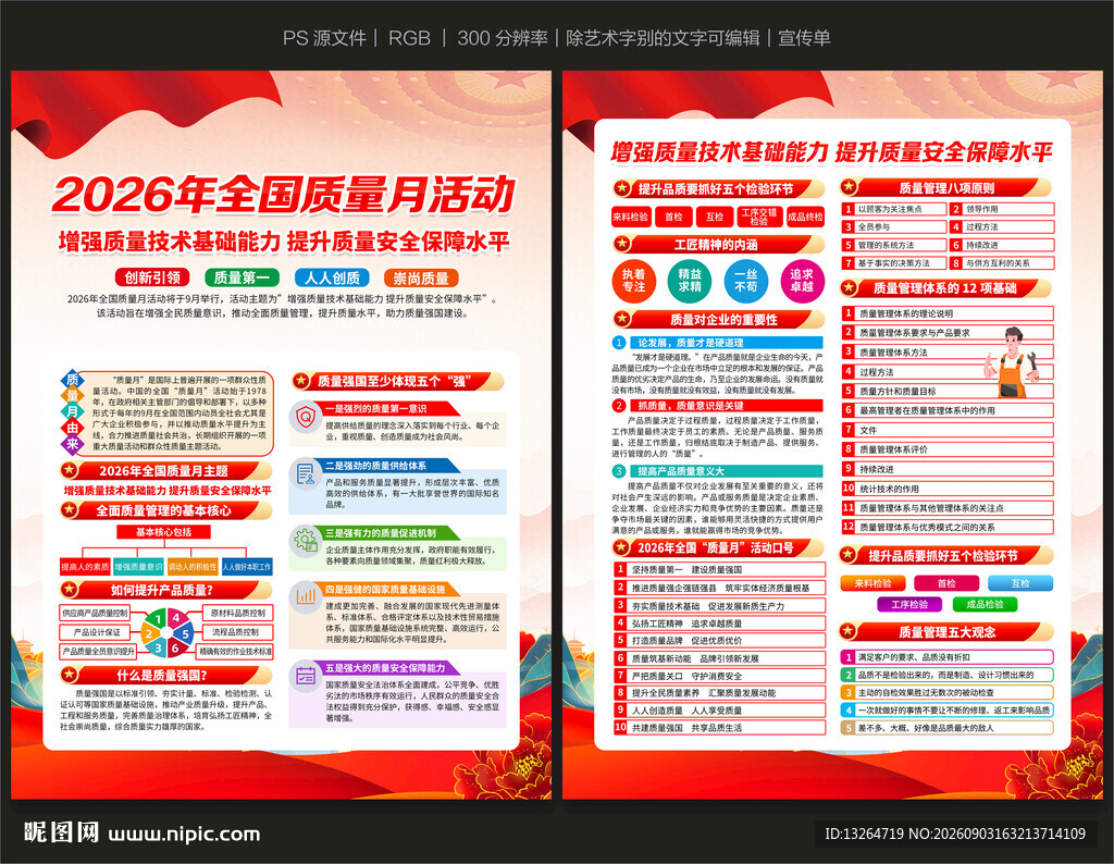 2026质量月宣传单