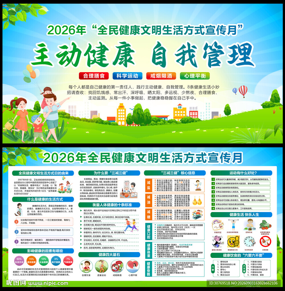 全民健康文明生活方式宣传月