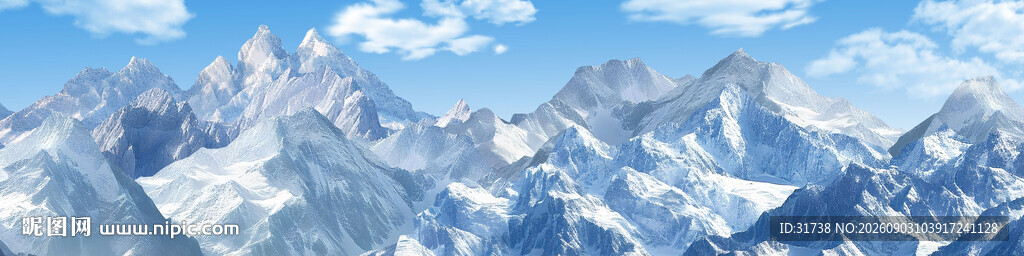 雪山背景