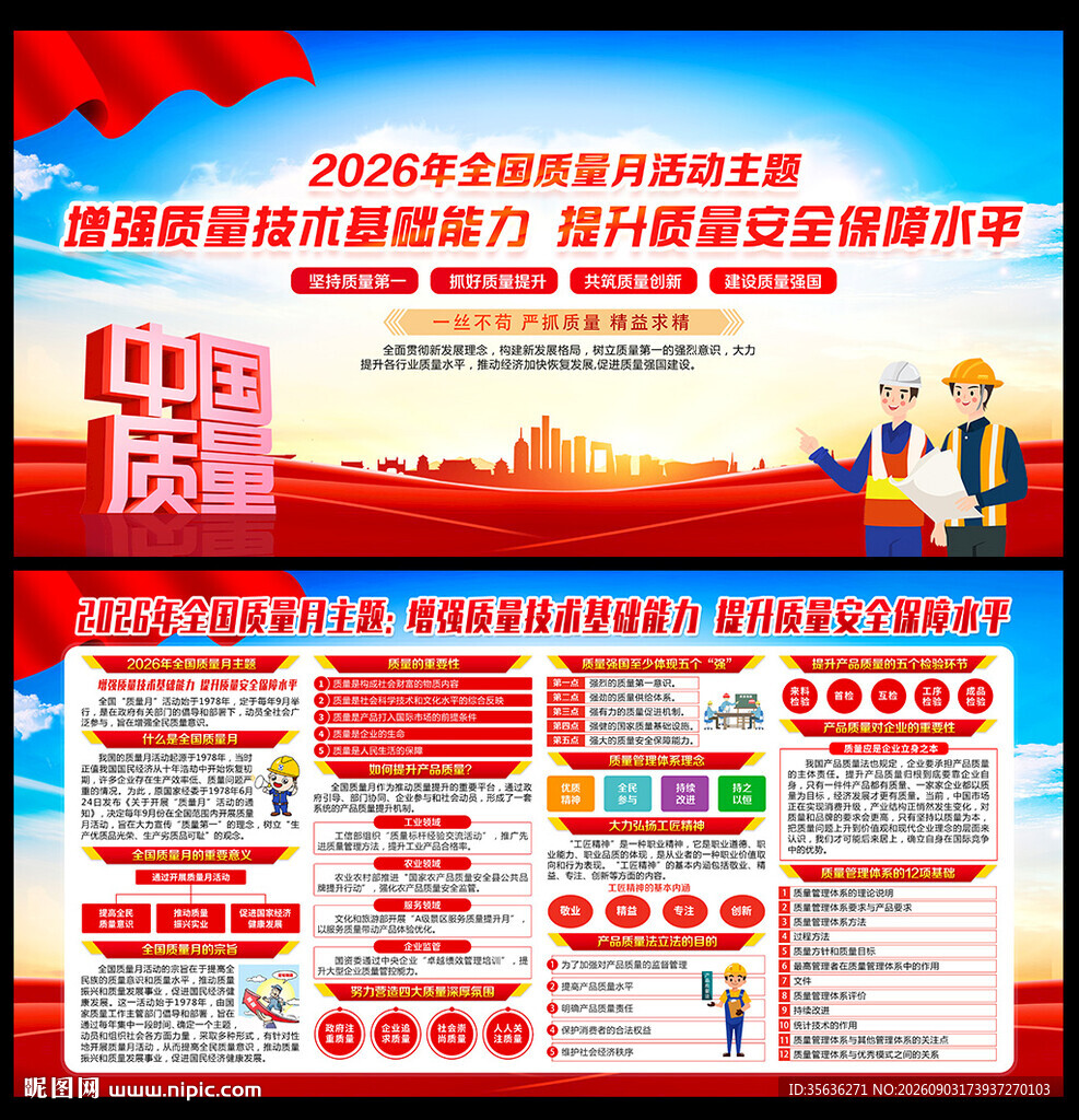 2026年全国质量月主题海报