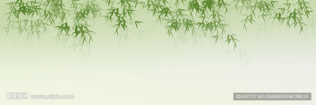 新中式灯箱竹叶