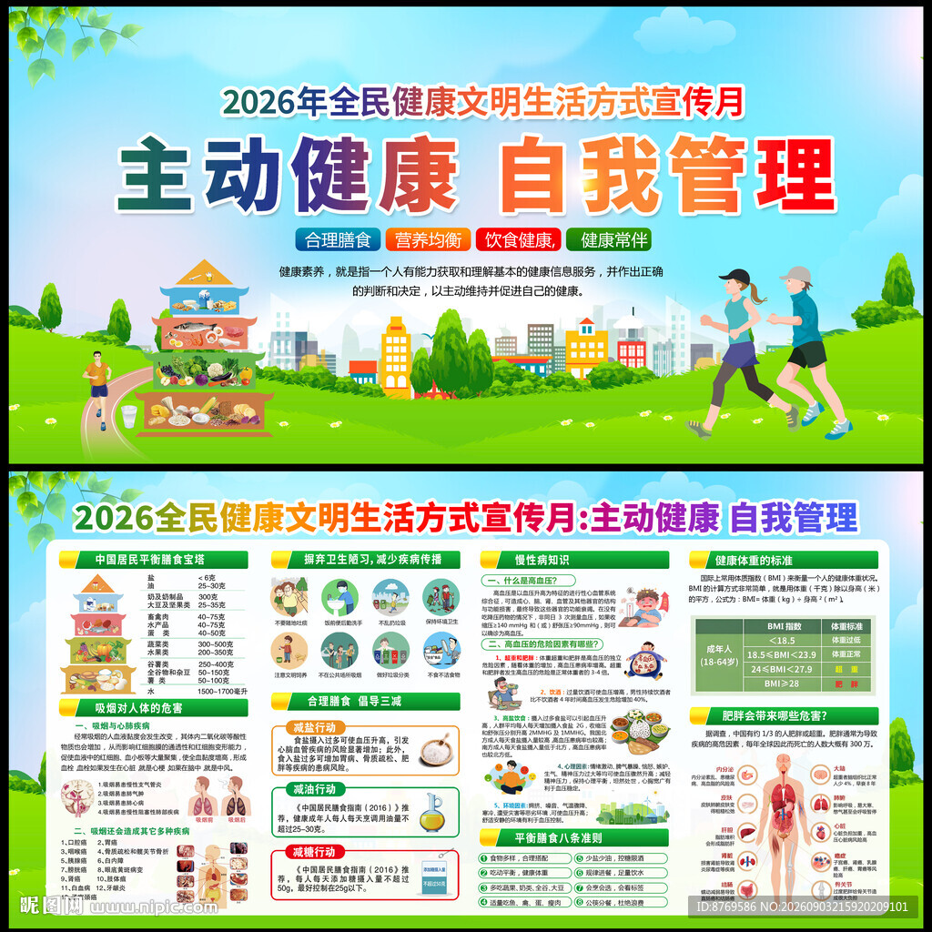 2026年全民健康生活方式宣传
