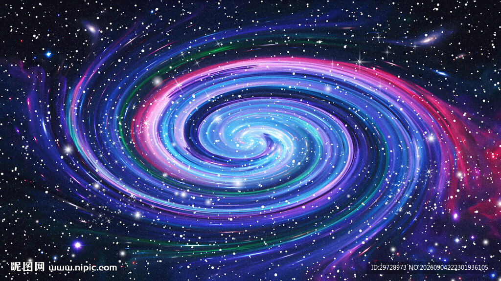 绚丽宇宙旋涡星空太空星系