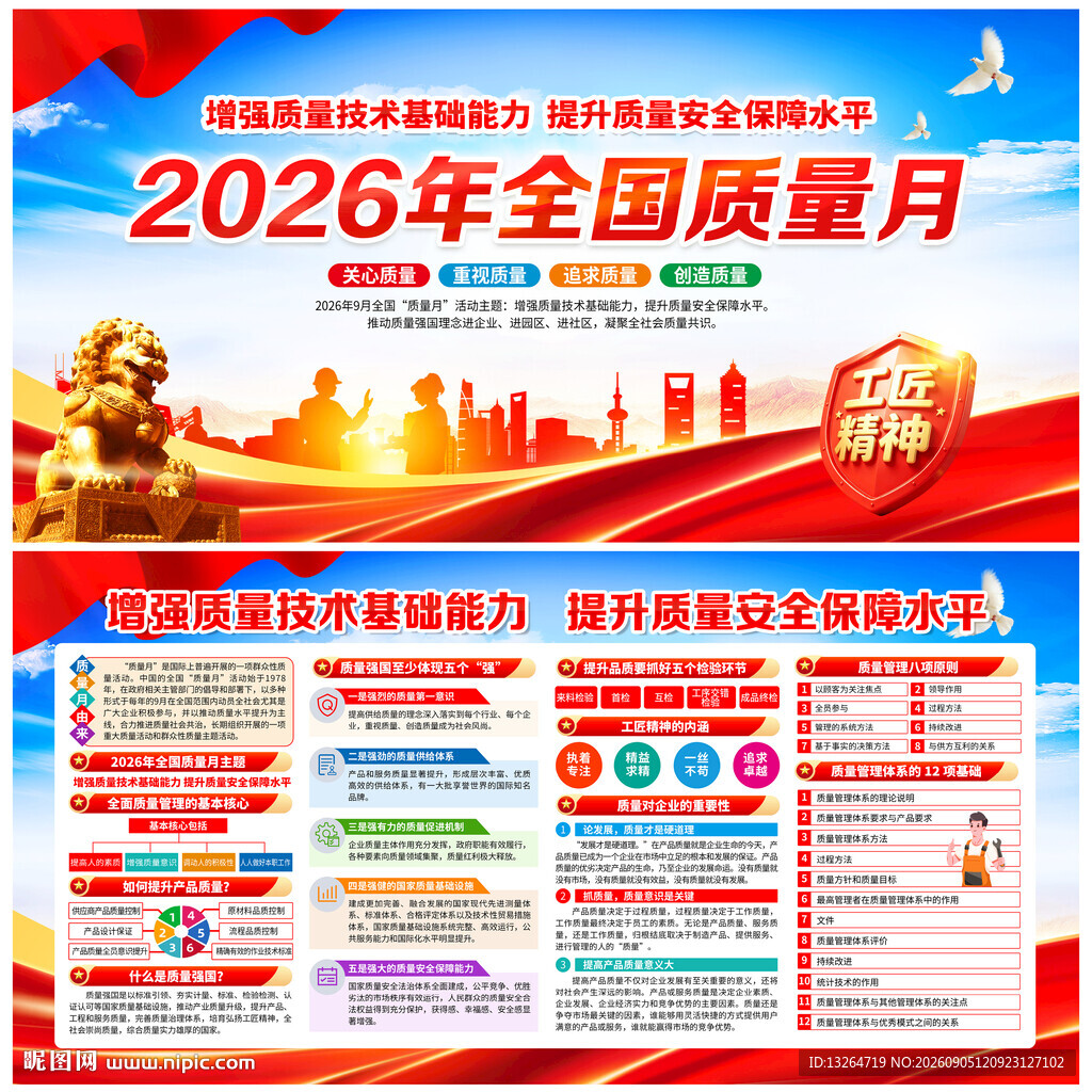 2026年全国质量月展板