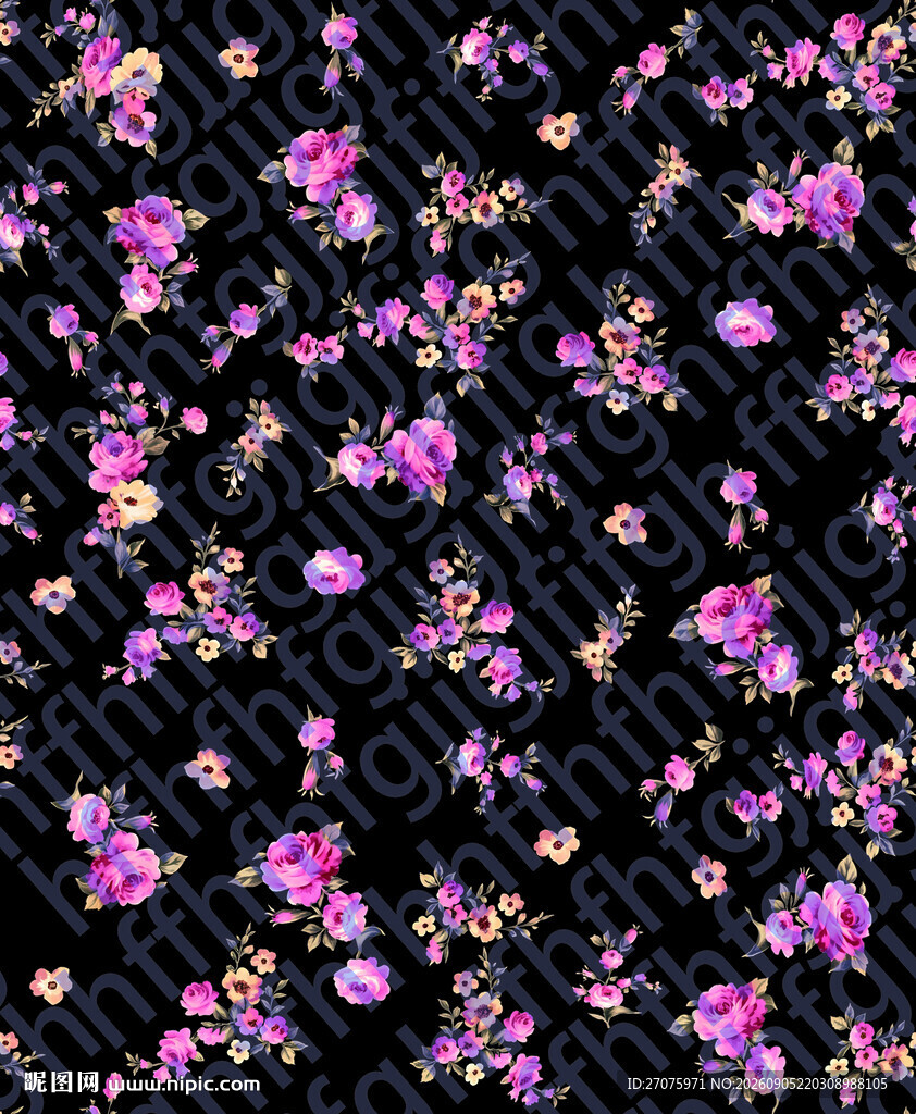 手绘玫瑰花