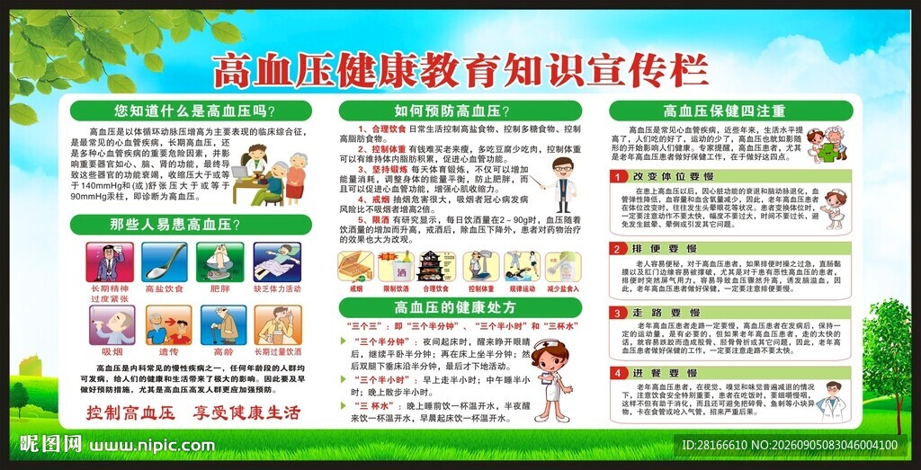 高血压日宣传栏