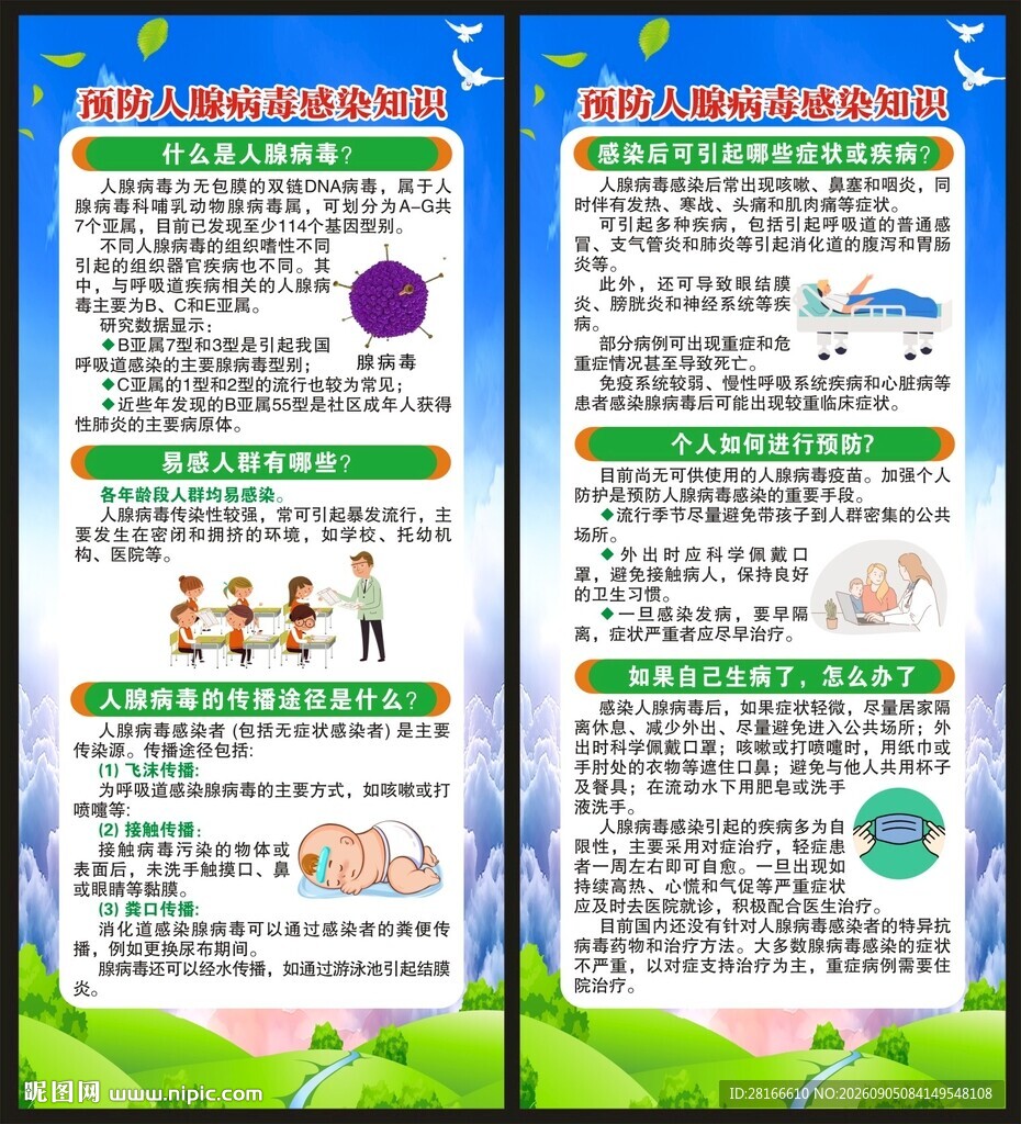 健康教育知识展架