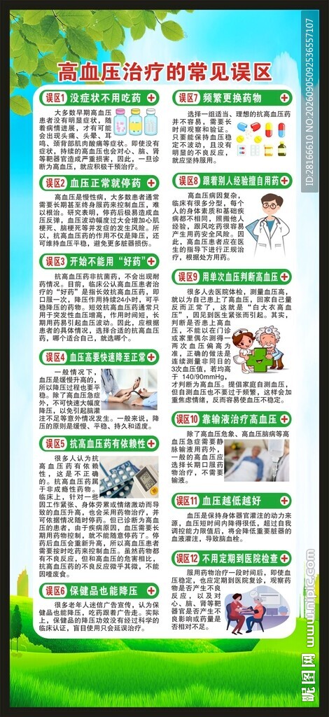 高血压日展架