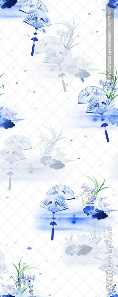 水墨风雪景插画