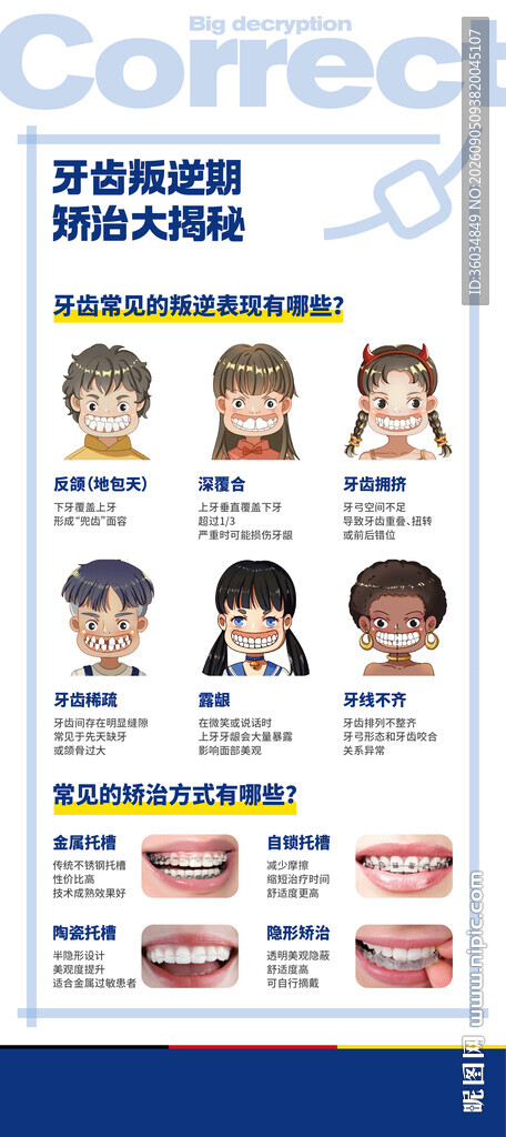 牙齿正畸矫正科普
