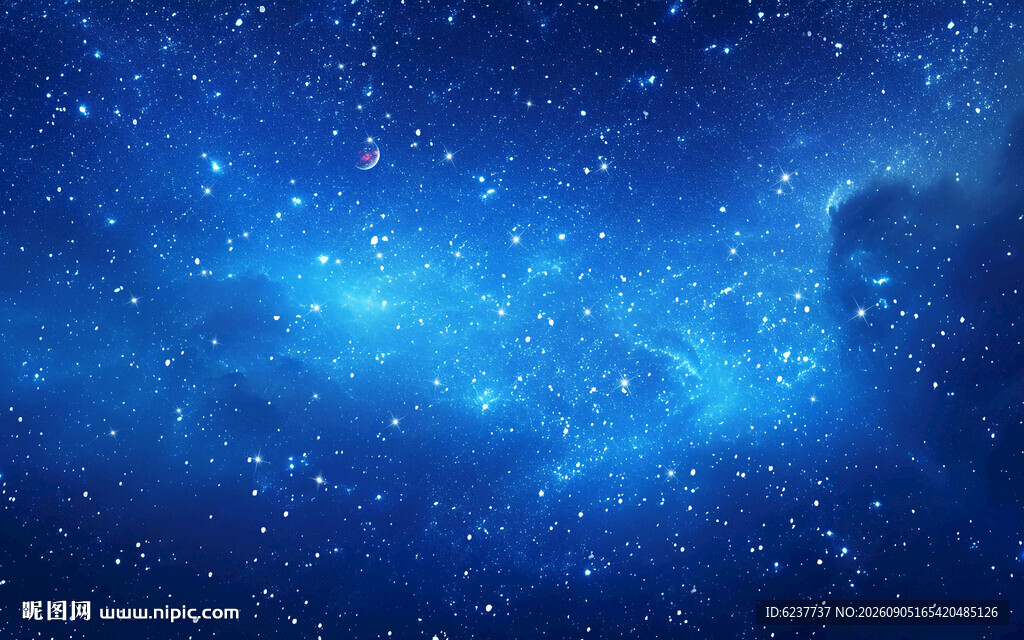 梦幻绚丽宇宙星空背景图