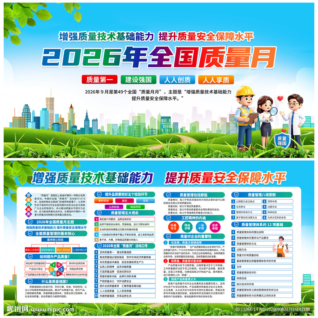 2026年质量月展板
