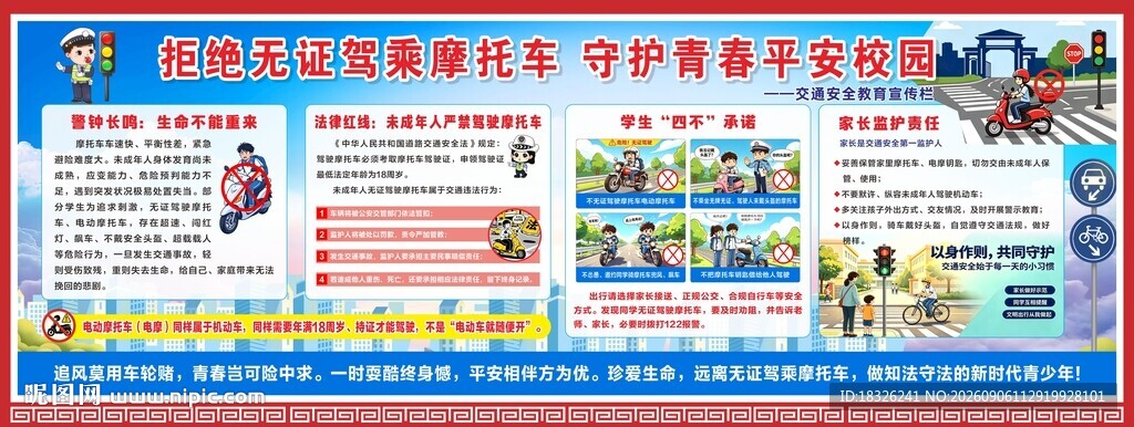 学校交通安全宣传栏