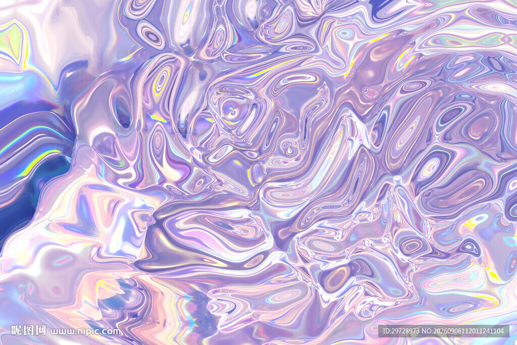 镭射流体画