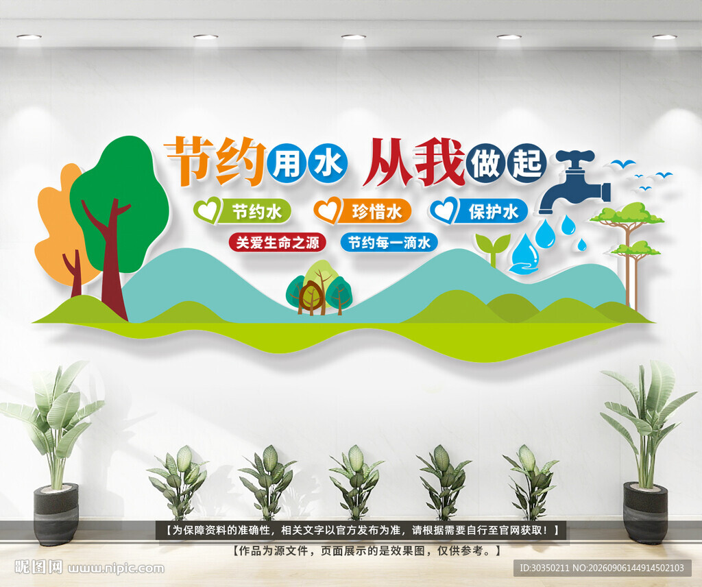节约用水文化墙