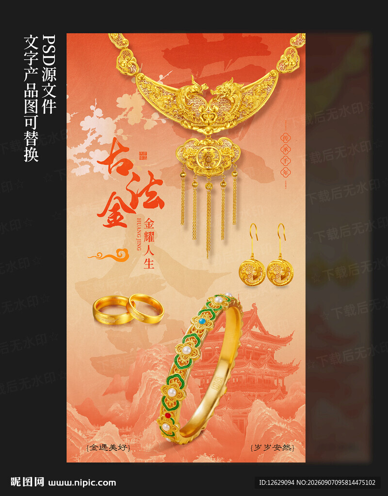 黄金海报