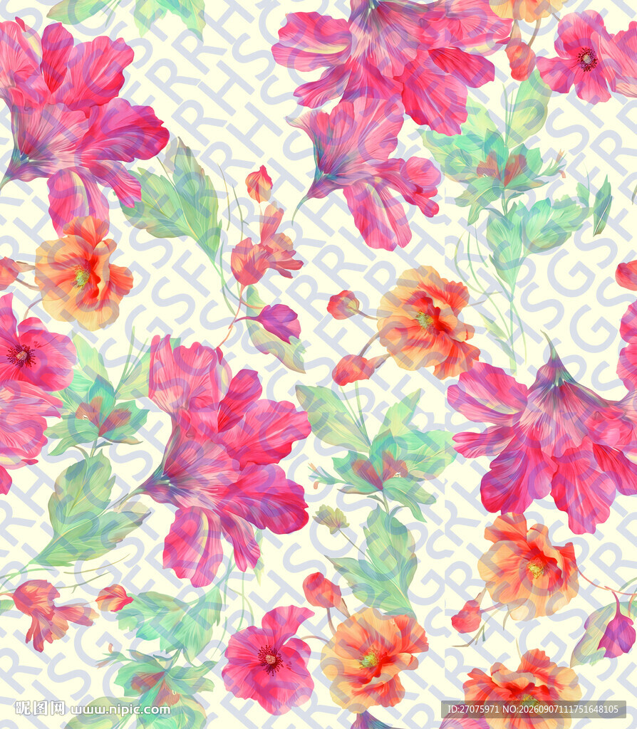 手绘花