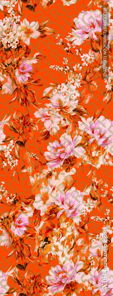扎染花