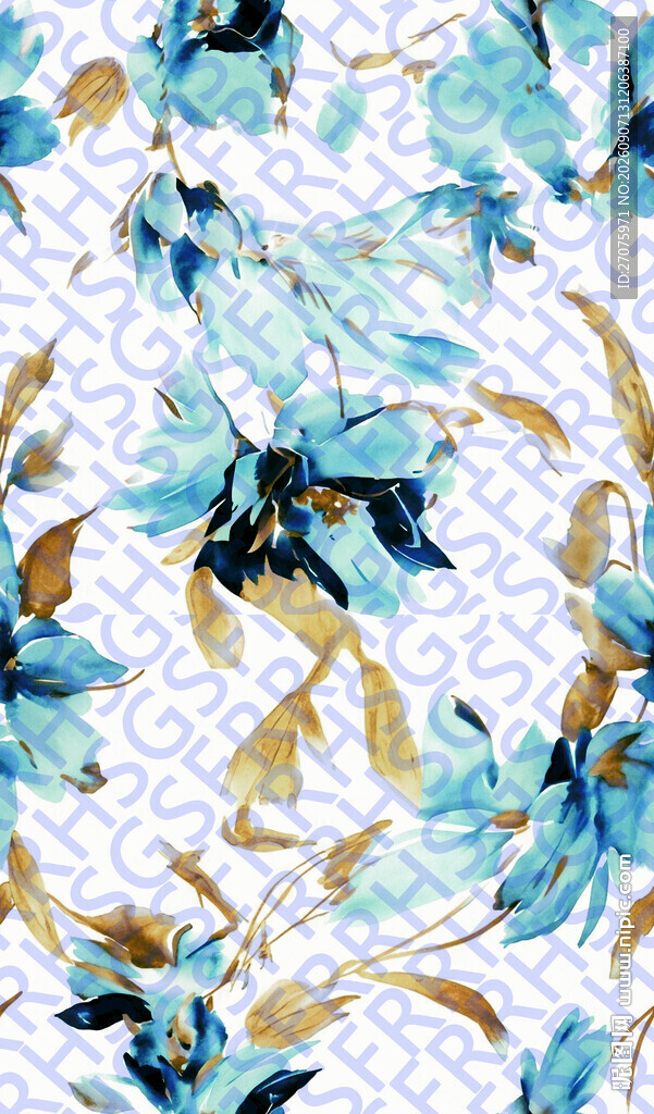 扎染花