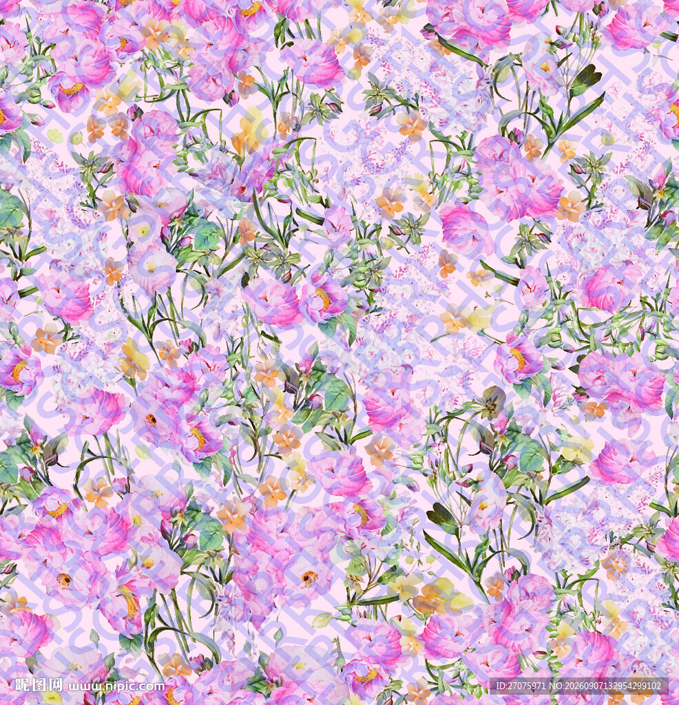 扎染花