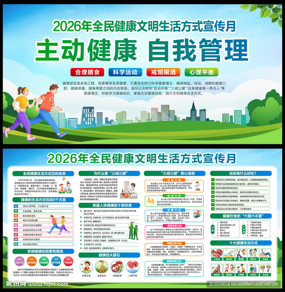 2026健康生活方式宣传月