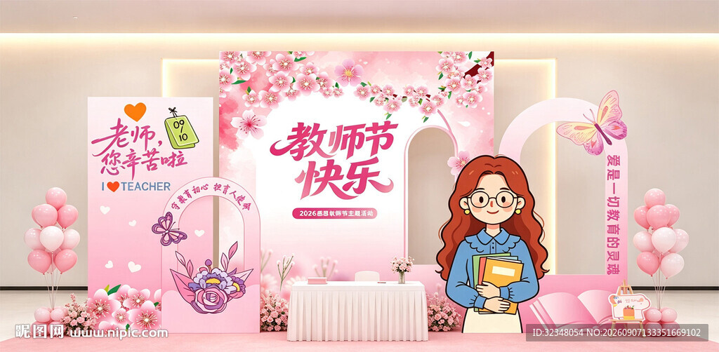 教师节布置