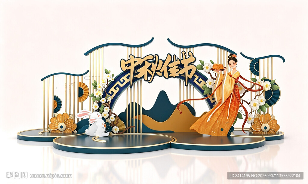 中秋节美陈