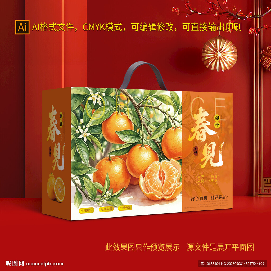 橘子包装礼盒