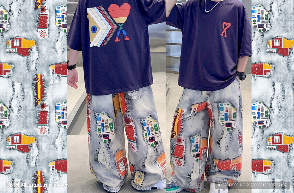牛仔布纹