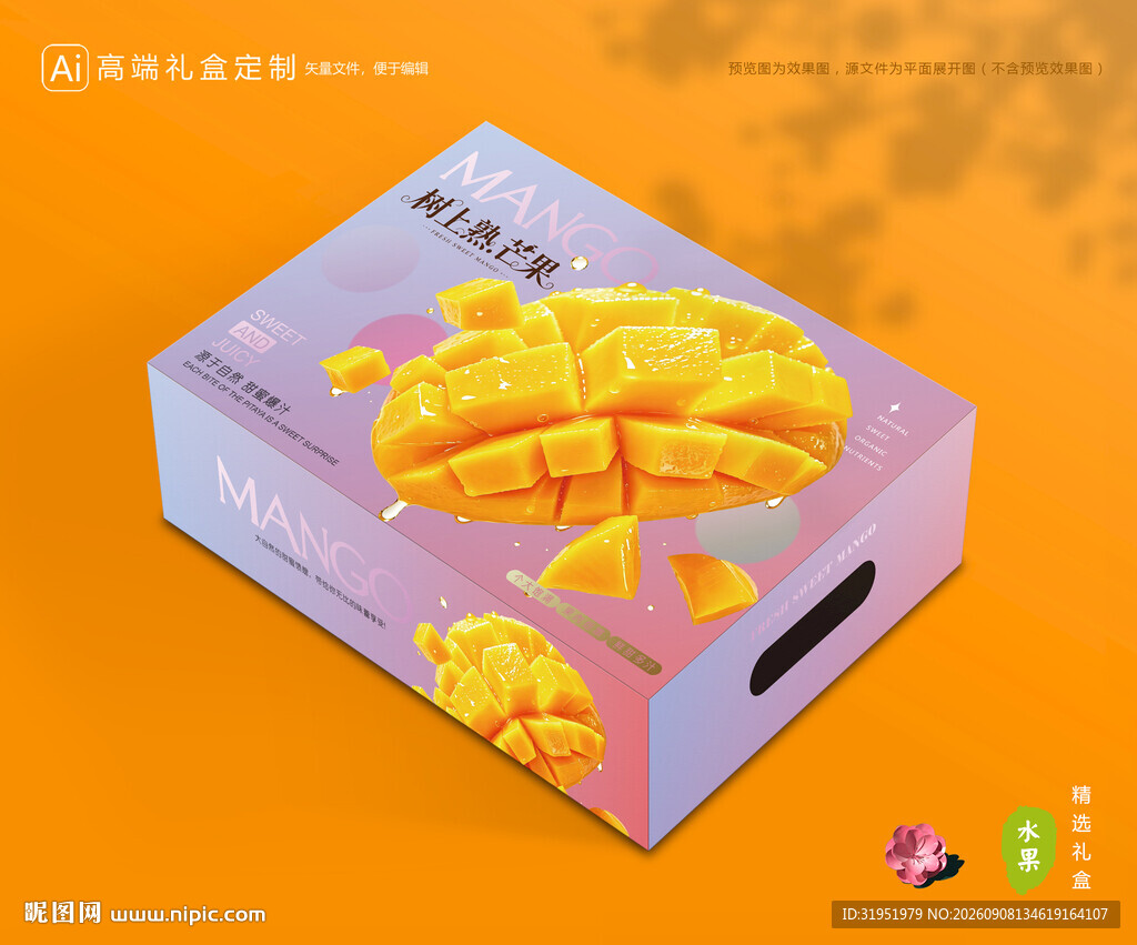 芒果包装 金煌芒礼盒