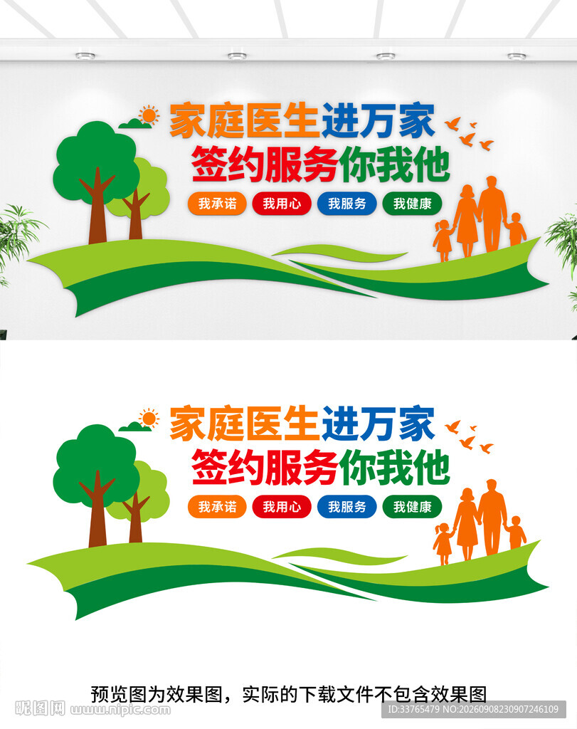 家庭医生文化墙