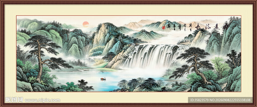 大厅山水画
