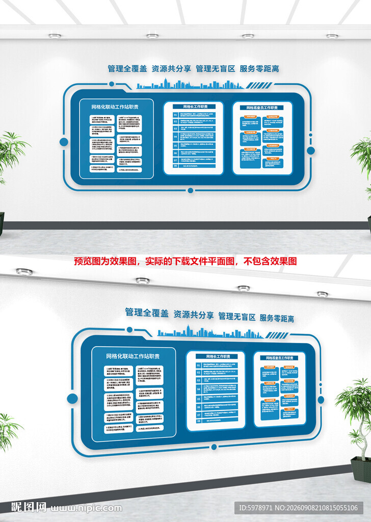 网格化管理宣传墙