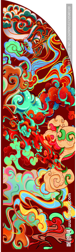 敦煌风屏风