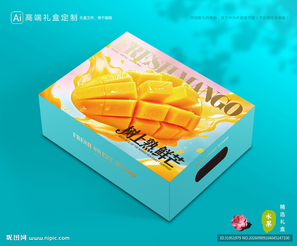 芒果包装 金煌芒礼盒