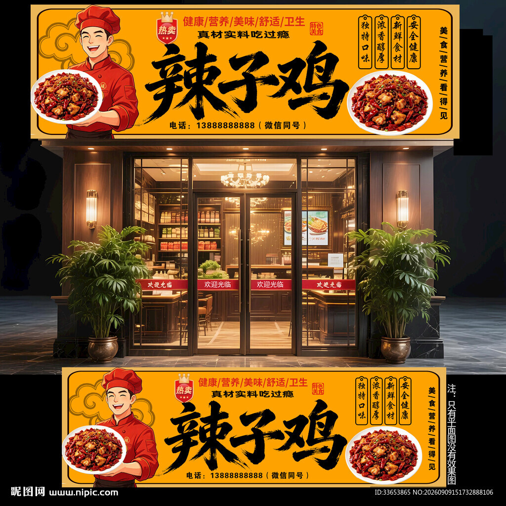 辣子鸡门头