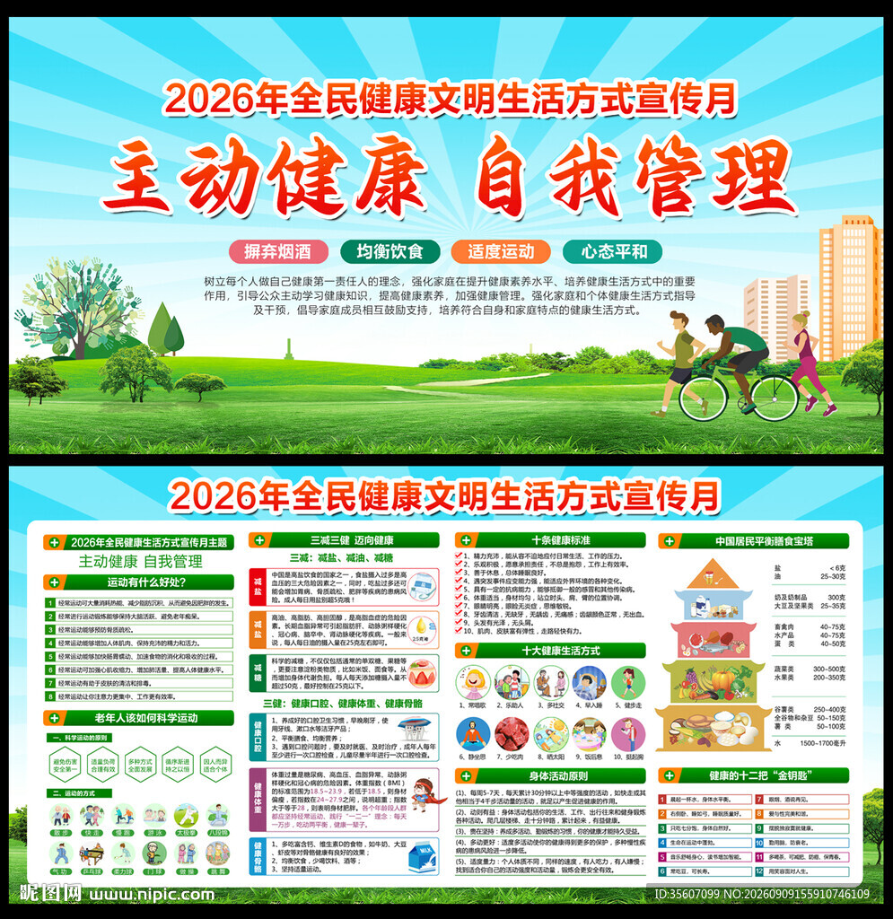 全民健康文明生活方式宣传月