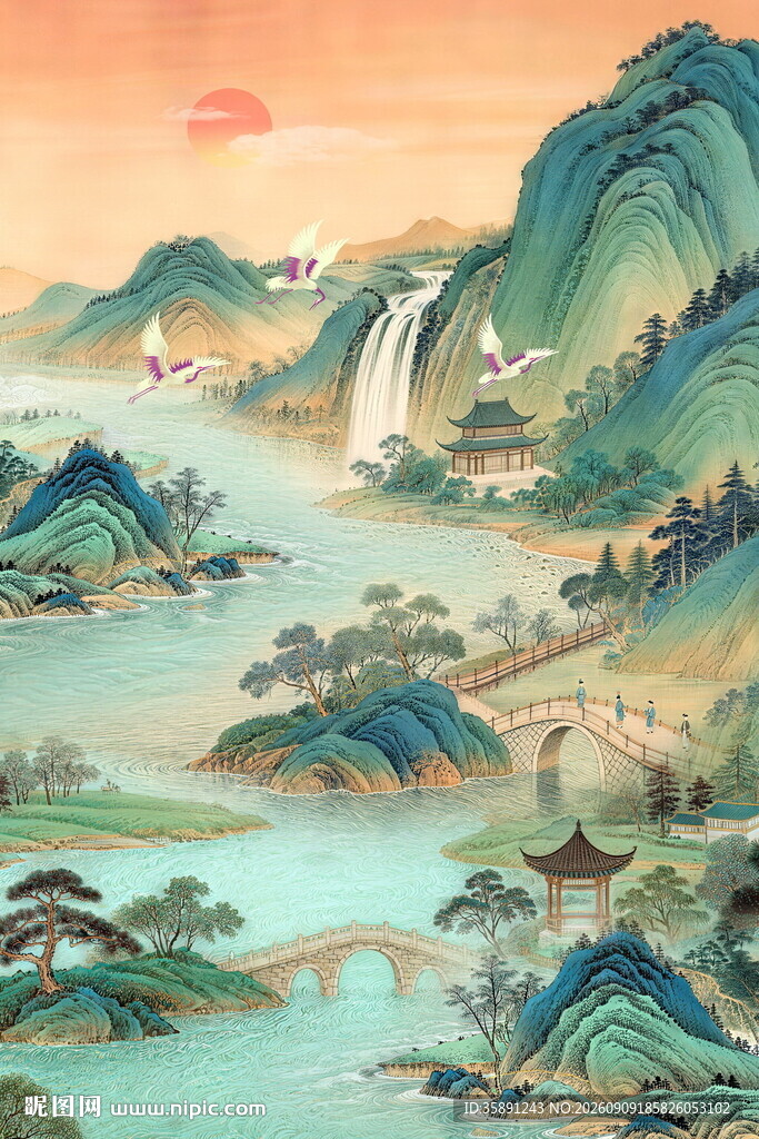 千里江山图