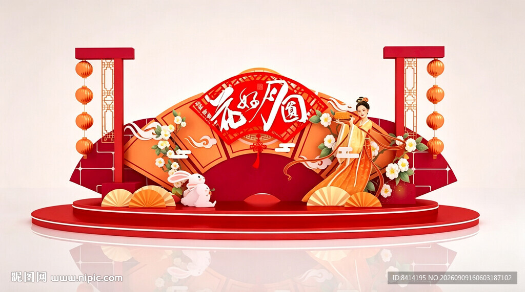中秋节美陈