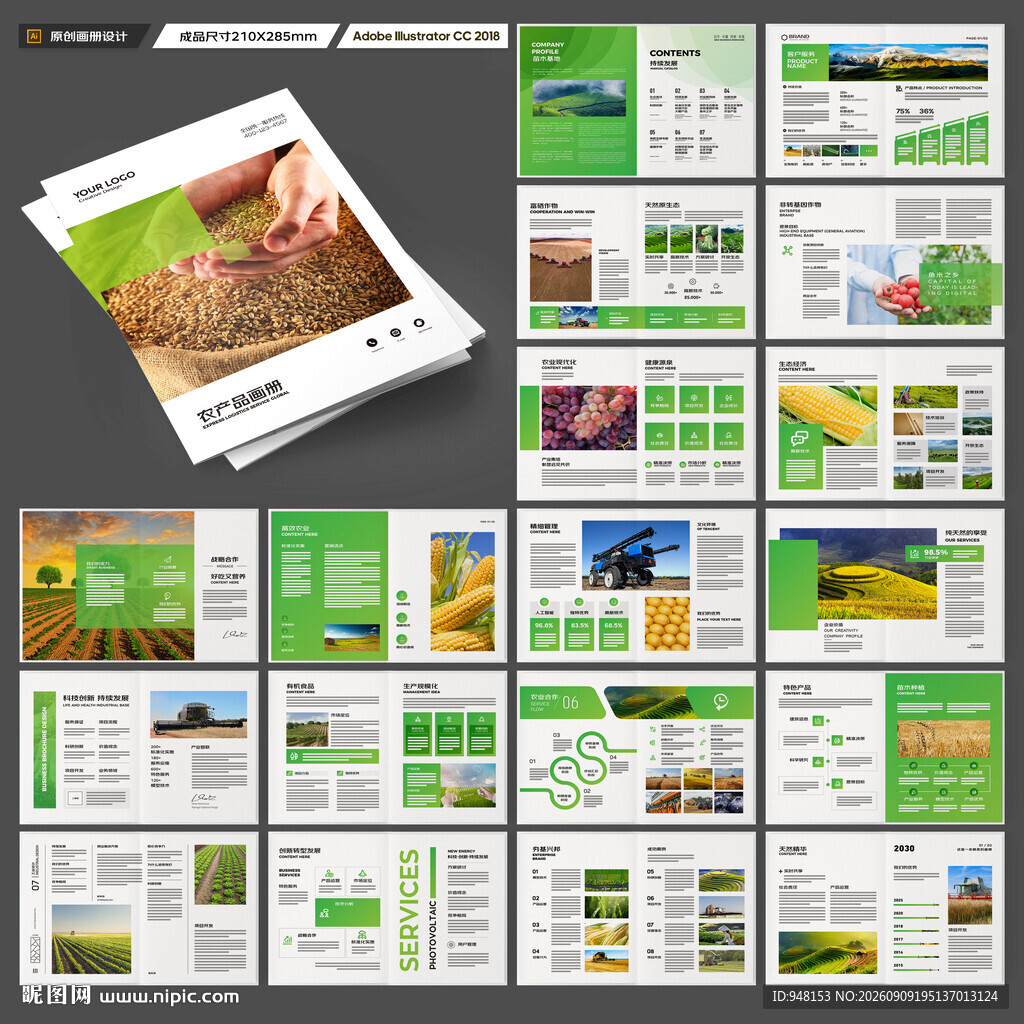 农业合作社画册
